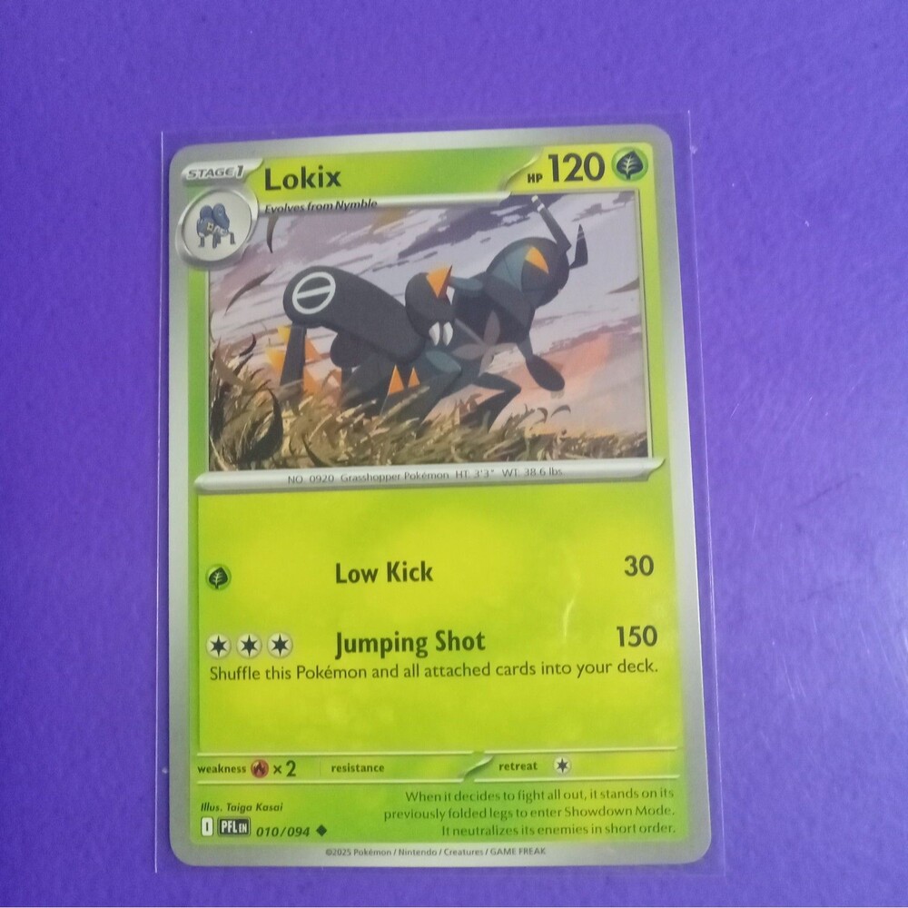 Lokix 010/094 Me02: Phantasmal Flames Reverse Holo